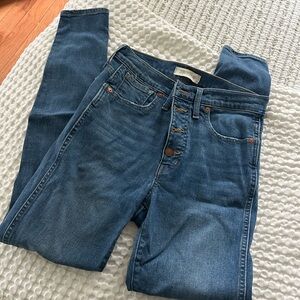 Madewell High Rise Skinny Jean